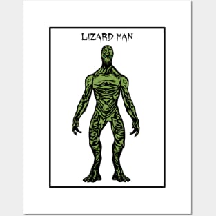 Lizard Man Posters and Art